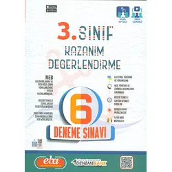 DenemeBank 3.Sınıf Kazanım Değerlendirme 6 Deneme Sınavı