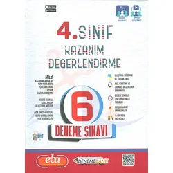 DenemeBank 4.Sınıf Kazanım Değerlendirme 6 Deneme Sınavı