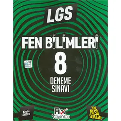 8. Sınıf LGS Fen Bilimleri 8 Deneme - Ergün Önder - Fix Yayınları