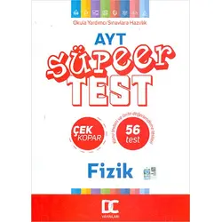 AYT Fizik Süper Test Çek Kopar Doğru Cevap Yayınları