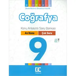 9.Sınıf Coğrafya Az Konu Çok Soru Doğru Cevap Yayınları
