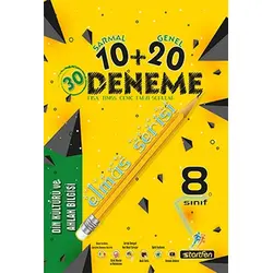 8. Sınıf Din Kültürü ve Ahlak Bilgisi 30 Deneme Elmas Serisi Startfen Yayınları