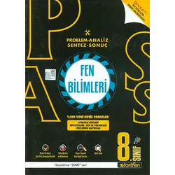 8.Sınıf PASS Fen Bilimleri Soru Bankası Startfen Yayınları