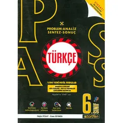 6.Sınıf PASS Türkçe Soru Bankası Startfen Yayınları