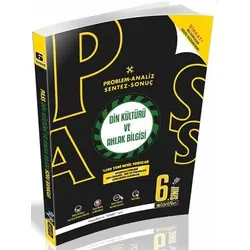 6. Sınıf Din Kültürü ve Ahlak Bilgisi PASS Soru Bankası Startfen Yayınları