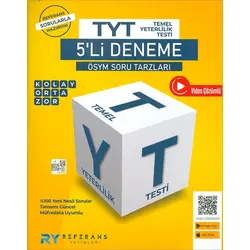 TYT Optimum 5li Deneme Referans Bilgi Teknolojileri Yayınları