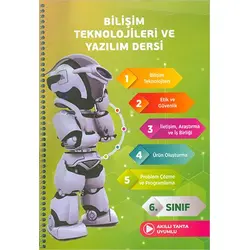 6.Sınıf Bilişim Teknolojileri ve Yazılım Dersi Referans Yayınları