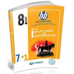 Gezegen 8. Sınıf TC İnkılap Tarihi ve Atatürkçülük 7 + 1 Fasikül