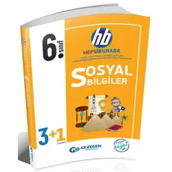 Gezegen 6. Sınıf Sosyal Bilgiler 3 + 1 Fasikül