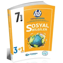 Gezegen 7. Sınıf Sosyal Bilgiler 3 + 1 Fasikül