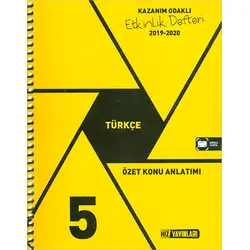 5.Sınıf Türkçe Etkinlik Defteri Hız Yayınları