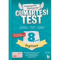 8. Sınıf Cumartesi Test İngilizce - Kolektif - Basamak Yayınları