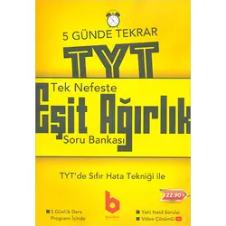 2020 TYT Tekrar Eşit Ağırlık Soru Bankası - Kolektif - Basamak Yayınları