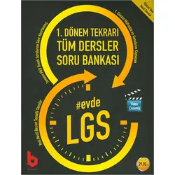 LGS 1. Dönem Tekrarı Tüm Dersler Soru Bankası - Kolektif - Basamak Yayınları