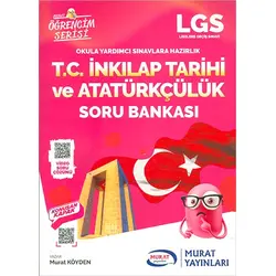 Murat LGS T.C. İnkılap Tarihi ve Atatürkçülük Soru Bankası Defter Serisi