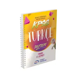 KPSS Türkçe Defteri Murat Yayınları