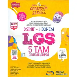 Murat 8.Sınıf 1.Dönem LGS 5 Tam Deneme Sınavı