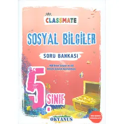5.Sınıf Sosyal Bilgiler ClassMate Soru Bankası Okyanus Yayınları