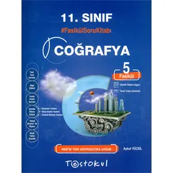 11.Sınıf Coğrafya Fasikül Soru Kitabı Test Okul Yayınları