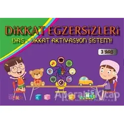 Dikkat Egzersizleri (3 Yaş) - Kolektif - Yuka Kids
