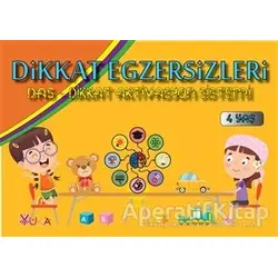 Dikkat Egzersizleri 4 Yaş - Kolektif - Yuka Kids