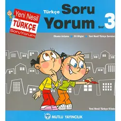 3.Sınıf Türkçe Yeni Nesil Soru Yorum Mutlu Yayınları