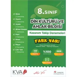 KVA 8.Sınıf Din Kültürü ve Ahlak Bilgisi Denemeleri