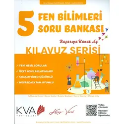 KVA 5.Sınıf Fen Bilimleri Soru Bankası Kılavuz Serisi 2024 öncesi müfredat