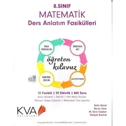 KVA Koray Varol 8. Sınıf Matematik Öğreten Kılavuz Ders Anlatım Föyleri