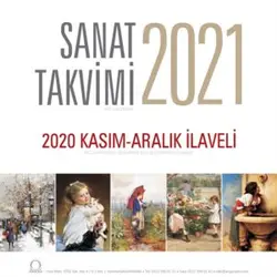 2021 Sanat Duvar Takvimi - Angora Kitapları