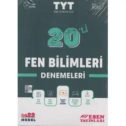 Esen 2022 YKS TYT Fen Bilimleri 20 li Deneme