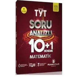 Puan TYT Matematik Soru Analizli 10 Artı 1 Deneme