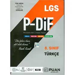 Puan 8.Sınıf LGS Türkçe Periyodik Ders İzleme Föyleri