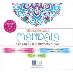 Çizgilerin Gücü Mandala Çocuklar İçin Boyama Kitabı