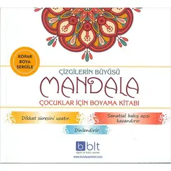 Çizgilerin Büyüsü Mandala Çocuklar İçin Boyama Kitabı