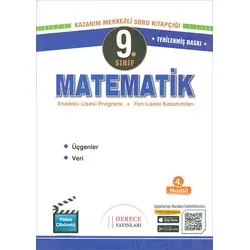 Derece 9. Sınıf Matematik Üçgenler ve Veri Video Çözümlü Soru Bankası