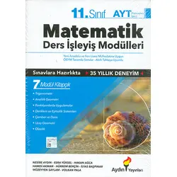 11.Sınıf AYT Matematik Ders İşleyiş Modülleri Aydın Yayınları