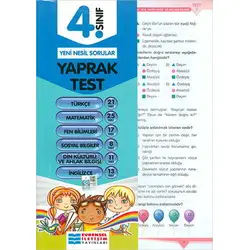 Evrensel 4.Sınıf Tüm Dersler Yaprak Testler