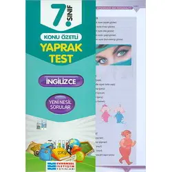 7. Sınıf İngilizce Konu Özetli Yaprak Test - Kolektif - Evrensel İletişim Yayınları