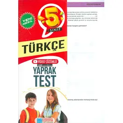 5. Sınıf Türkçe Yaprak Test - Kolektif - Evrensel İletişim Yayınları