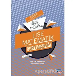 ÖABT Lise Matematik Öğretmenliği - Detaylı Konu Anlatımı - Kahraman Boğaz - Nobel Sınav Yayınları