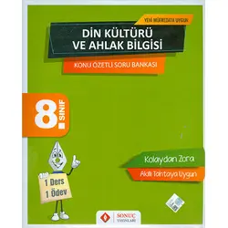 Sonuç 8.Sınıf Din Kültürü Konu Özetli Soru Bankası