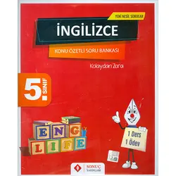Sonuç 5.Sınıf İngilizce Konu Özetli Soru Bankası
