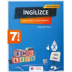 Sonuç 7.Sınıf İngilizce Konu Özetli Soru Bankası