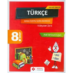 Sonuç 8.Sınıf Türkçe Konu Özetli Soru Bankası