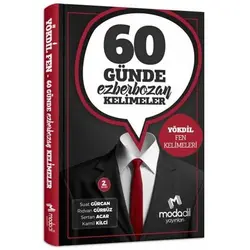Modadil YÖKDİL Fen 60 Günde Ezber Bozan Kelimeler