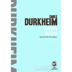 Sosyoloji Dersleri - Emile Durkheim - Cem Yayınevi