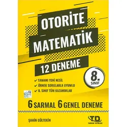 Tandem 8.Sınıf Matematik Otorite 12 Deneme