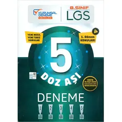 8. Sınıf LGS 5 Doz Aşı Deneme Kurumsal Deneme Yayınları