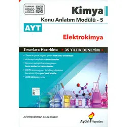 AYT Kimya Konu Anlatım Modülü-5 Elektrokimya Aydın Yayınları
